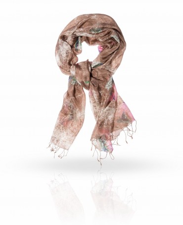 Палантин Женский S-VINTAGE.BIRD/BROWN